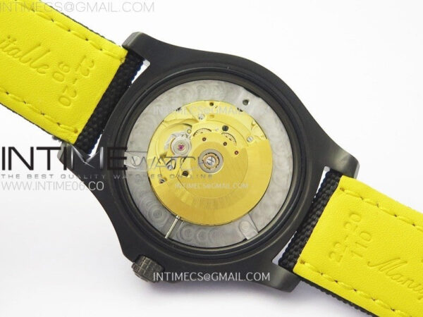 AVENGER V32395 45mm Ti DLC 1:1 Best Edition Yellow Dial on Nylon Strap A2824 - Image 16