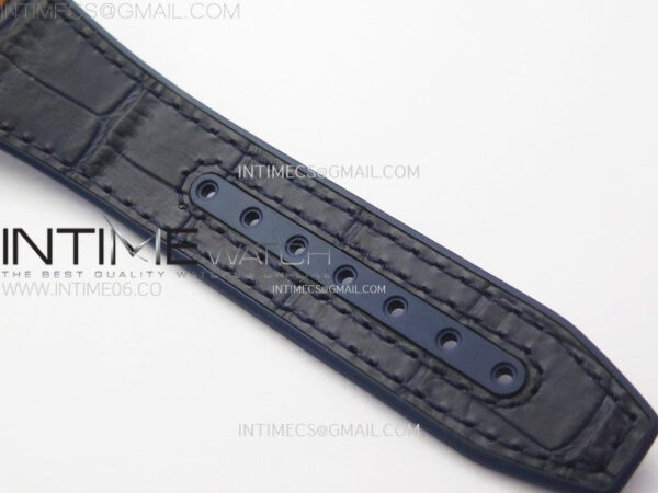 Constellation 41mm Blue Ceramic Bezel RG VSF 1:1 Best Edition Blue Dial on Blue Gummy Strap A8900 - Image 17