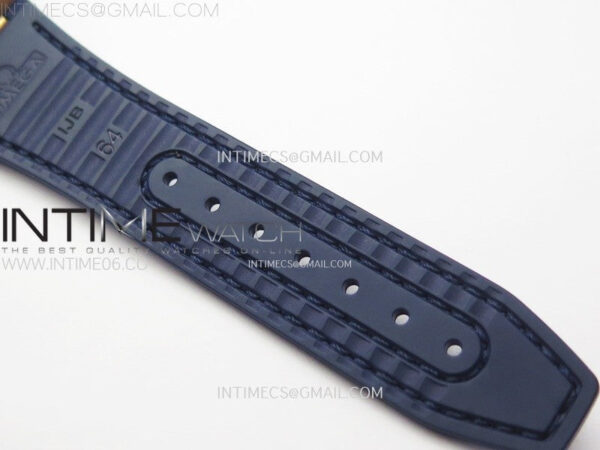 Constellation 41mm Blue Ceramic Bezel RG VSF 1:1 Best Edition Blue Dial on Blue Gummy Strap A8900 - Image 18