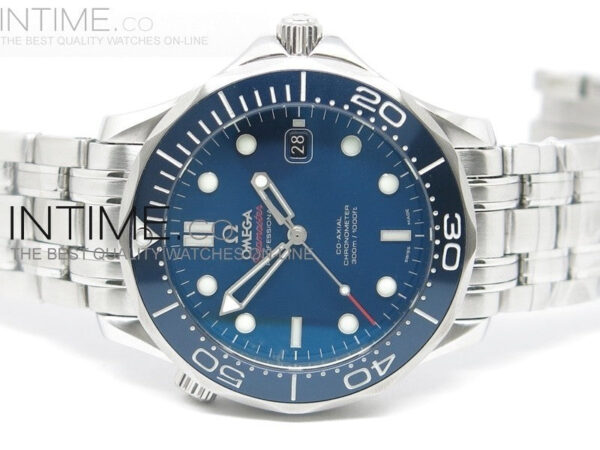 2012 Seamaster 300M Pro SS/SS Blue A2824 - Image 2