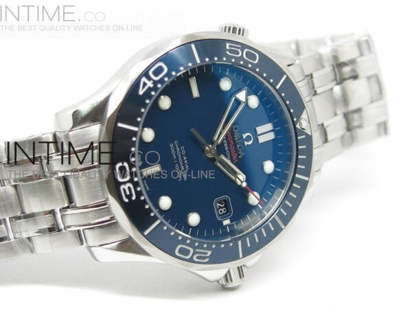 2012 Seamaster 300M Pro SS/SS Blue A2824 - Image 3