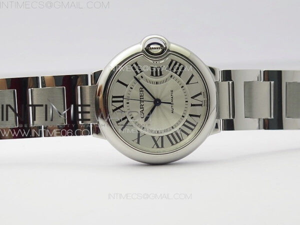 Ballon Bleu 36mm SS K3F 1:1 Best Edition White Textured Dial on SS Bracelet A076 - Image 4
