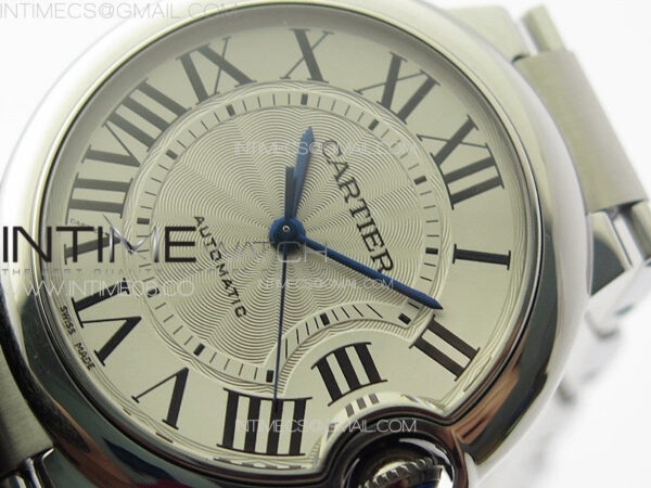Ballon Bleu 36mm SS K3F 1:1 Best Edition White Textured Dial on SS Bracelet A076 - Image 5