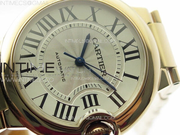 Ballon Bleu 36mm RG K3F 1:1 Best Edition White Textured Dial on SS Bracelet A076 - Image 4