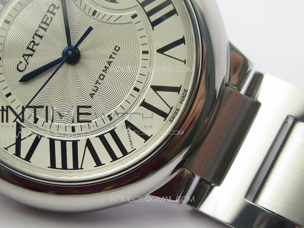 Ballon Bleu 36mm SS K3F 1:1 Best Edition White Textured Dial on SS Bracelet A076 - Image 7