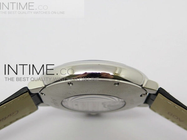 Ballon Bleu Tourbillon SS Blue Textured Dial on Black Leather Strap - Image 7