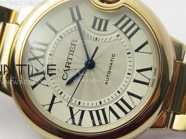 Ballon Bleu 36mm RG K3F 1:1 Best Edition White Textured Dial on SS Bracelet A076 - Image 7