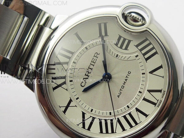 Ballon Bleu 36mm SS K3F 1:1 Best Edition White Textured Dial on SS Bracelet A076 - Image 9