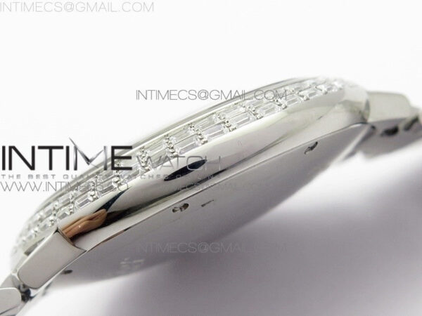Ballon Bleu T Crystal 42mm SS Full Paved Crystal Dial on SS Bracelet Miyota 9015 - Image 9