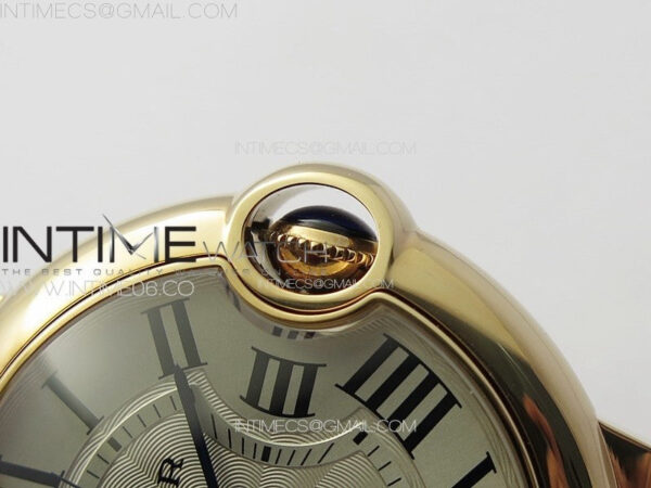 Ballon Bleu 36mm RG K3F 1:1 Best Edition White Textured Dial on SS Bracelet A076 - Image 9