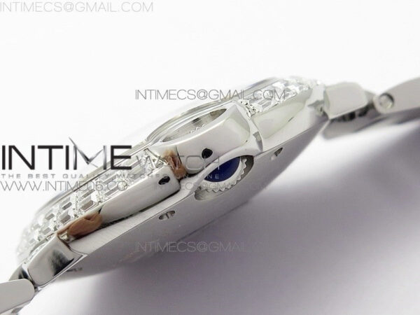 Ballon Bleu T Crystal 36mm SS Full Paved Crystal Dial on SS Bracelet Ronda quartz - Image 9