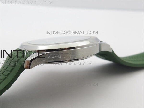 Aquanaut 5168G 42mm SS ZF 1:1 Best Edition Green Dial on Green Rubber Strap 324CS (Free box) - Image 2