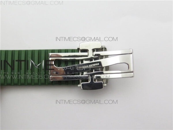 Aquanaut 5168G 42mm SS ZF 1:1 Best Edition Green Dial on Green Rubber Strap 324CS (Free box) - Image 7
