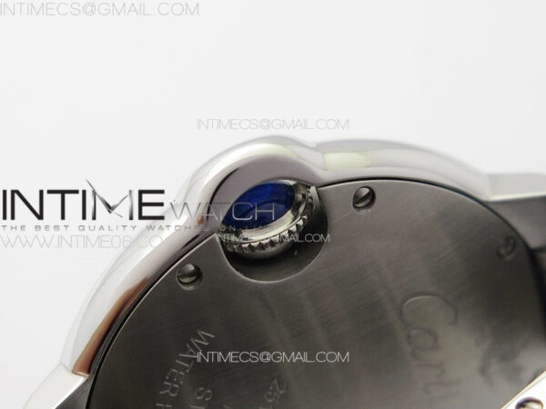 Ballon Bleu 33mm Diamonds Bezel SS K3F 1:1 Best Edition Ice Blue Dial on SS Bracelet A076 - Image 20