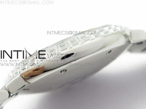 Ballon Bleu T Crystal 36mm SS Full Paved Crystal Dial on SS Bracelet Ronda quartz - Image 10