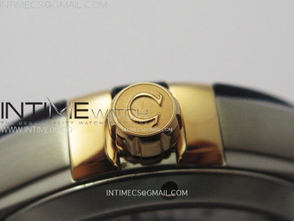 Constellation 41mm RG/Blue Ceramic Bezel VSF 1:1 Best Edition Blue Dial on Blue Gummy Strap A8900 - Image 10