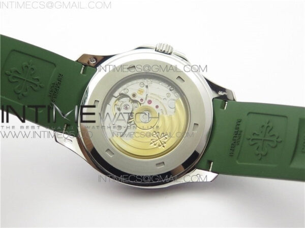 Aquanaut 5168G 42mm SS ZF 1:1 Best Edition Green Dial on Green Rubber Strap 324CS (Free box) - Image 10