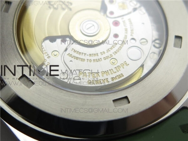 Aquanaut 5168G 42mm SS ZF 1:1 Best Edition Green Dial on Green Rubber Strap 324CS (Free box) - Image 13