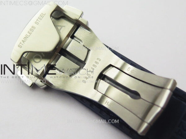 Constellation 41mm RG/Blue Ceramic Bezel VSF 1:1 Best Edition Blue Dial on Blue Gummy Strap A8900 - Image 14