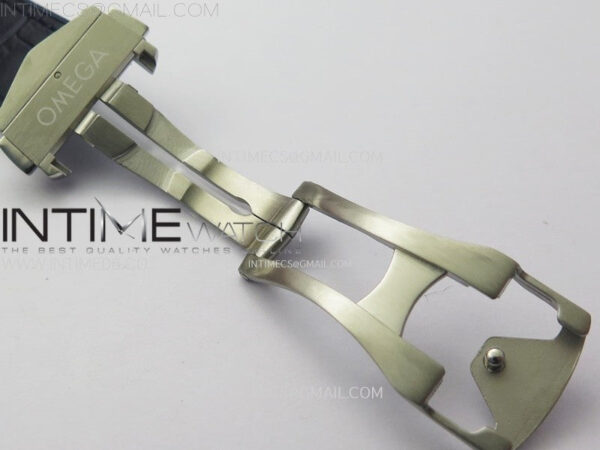 Constellation 41mm RG/Blue Ceramic Bezel VSF 1:1 Best Edition Blue Dial on Blue Gummy Strap A8900 - Image 15