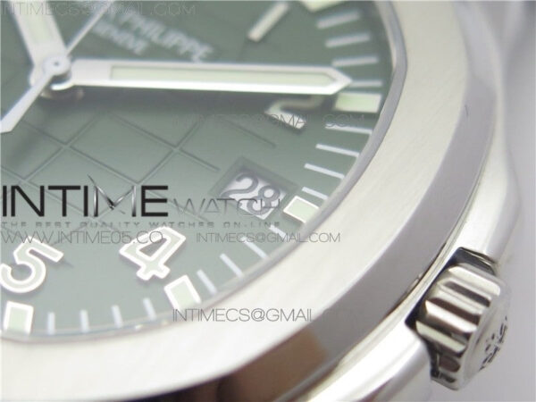 Aquanaut 5168G 42mm SS ZF 1:1 Best Edition Green Dial on Green Rubber Strap 324CS (Free box) - Image 15