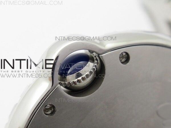 Ballon Bleu T Crystal 36mm SS Full Paved Crystal Dial on SS Bracelet Ronda quartz - Image 12