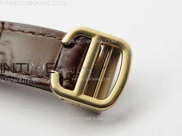 Ballon Bleu 33mm RG K3F 1:1 Best Edition White Textured Dial on Brown Leather Strap A076 - Image 12