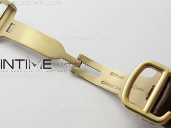 Ballon Bleu 33mm RG K3F 1:1 Best Edition White Textured Dial on Brown Leather Strap A076 - Image 13