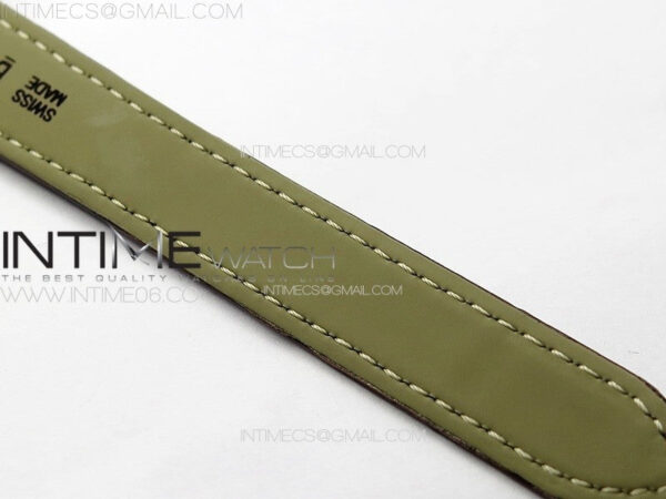 Ballon Bleu 33mm RG K3F 1:1 Best Edition White Textured Dial on Brown Leather Strap A076 - Image 16