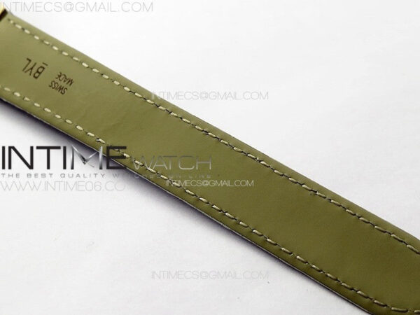 Ballon Bleu 33mm RG K3F 1:1 Best Edition White Textured Dial on Purple Leather Strap A076 - Image 16