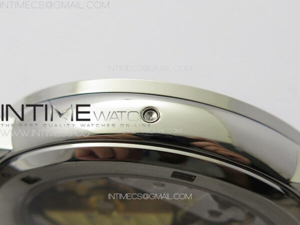 6104P Moon SS 3EF Best Edition Blue Dial Blue T Diamond Bezel on Blue Leather Strap A240 - Image 11
