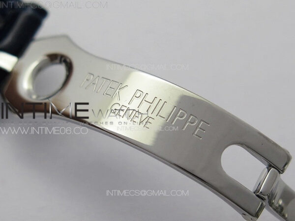6104P Moon SS 3EF Best Edition Blue Dial Blue T Diamond Bezel on Blue Leather Strap A240 - Image 14
