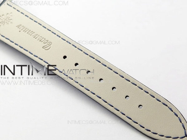 6104P Moon SS 3EF Best Edition Blue Dial Blue T Diamond Bezel on Blue Leather Strap A240 - Image 17