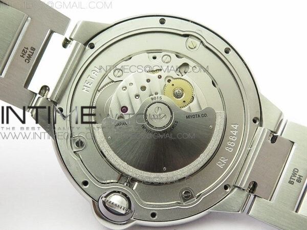 Ballon Bleu T Crystal 42mm SS Full Paved Crystal Dial on SS Bracelet Miyota 9015 - Image 19