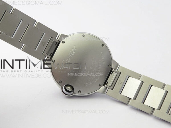 Ballon Bleu 36mm Diamons Bezel SS K3F 1:1 Best Edition White Textured Dial on SS Bracelet A076 - Image 19