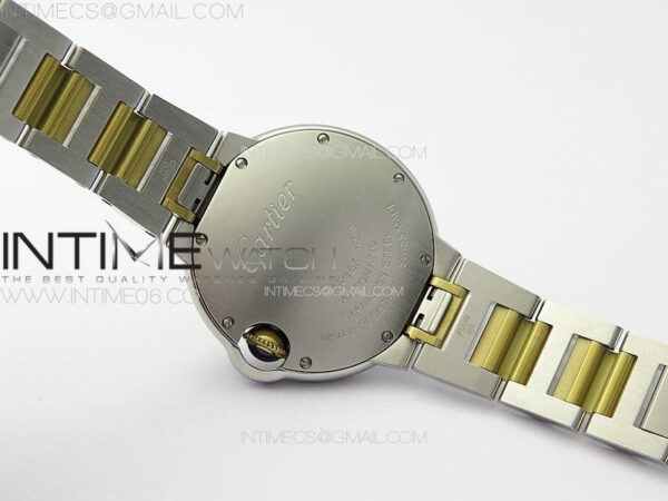 Ballon Bleu 33mm SS/YG K3F 1:1 Best Edition White Textured Dia Markers Dial on SS Bracelet A076 - Image 19