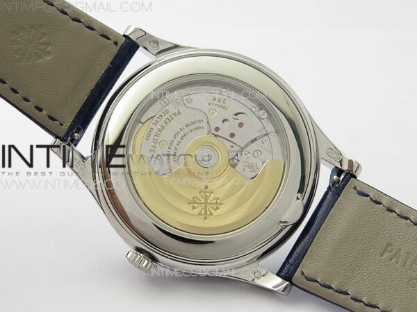 Annual Calendar Moonphase 5396 SS PPF 1:1 Best Edition White Dial on Black Leather Strap A324 - Image 15