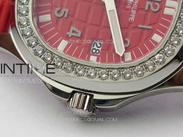 Aquanaut 5067A SS PPF 1:1 Best Edition Red Textured Dial on Red Rubber Strap RONDA Quartz - Image 10