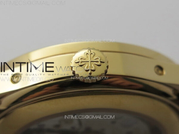 Annual Calendar Moonphase 5396 RG PPF 1:1 Best Edition Blue Dial T Crystal Markers on Blue Leather Strap A324 - Image 10
