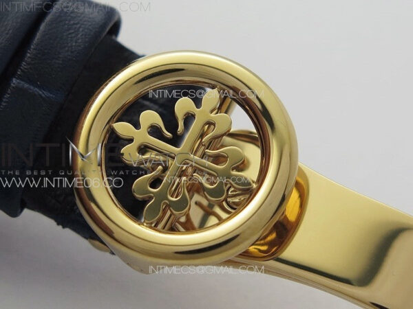 Annual Calendar Moonphase 5396 RG PPF 1:1 Best Edition Blue Dial T Crystal Markers on Blue Leather Strap A324 - Image 13
