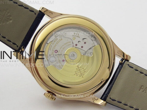 Annual Calendar Moonphase 5396 RG PPF 1:1 Best Edition Blue Dial T Crystal Markers on Blue Leather Strap A324 - Image 20
