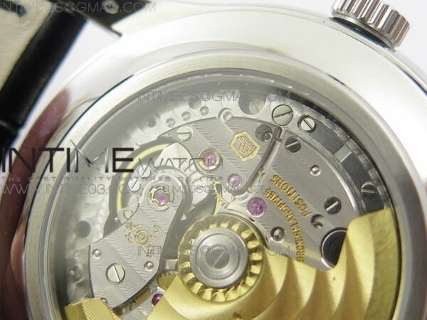 COMPLICATIONS SERIES Moonphase SS KMF Blue Dial on Black Leather Strap Cal.324 - Image 13