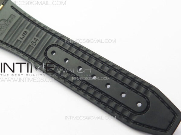 Constellation 41mm YG/Black Ceramic Bezel VSF 1:1 Best Edition Silver Dial on Black Gummy Strap A8900 - Image 18