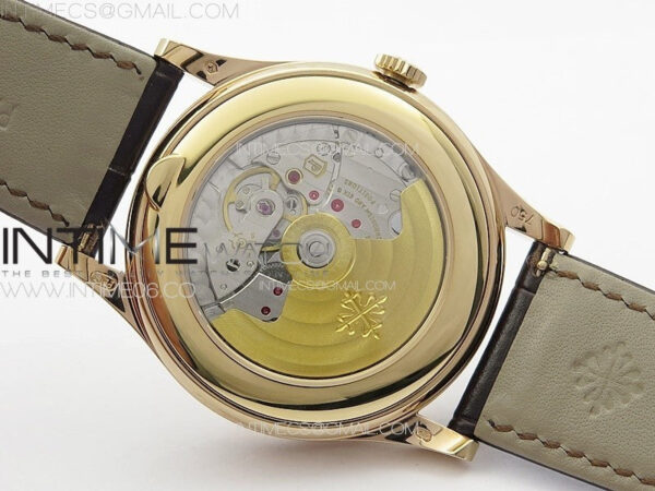 Annual Calendar Moonphase 5396 RG PPF 1:1 Best Edition Champagne Dial on Brown Leather Strap PPF324 - Image 30