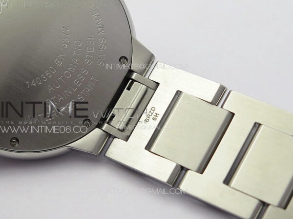 Ballon Bleu 36mm SS K3F 1:1 Best Edition White Textured Dia Markers Dial on SS Bracelet A076 - Image 21