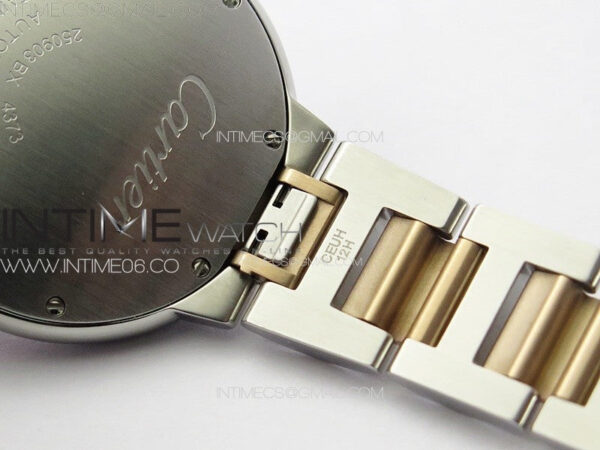 Ballon Bleu 33mm SS/RG K3F 1:1 Best Edition White MOP Dial on SS Bracelet A076 - Image 21