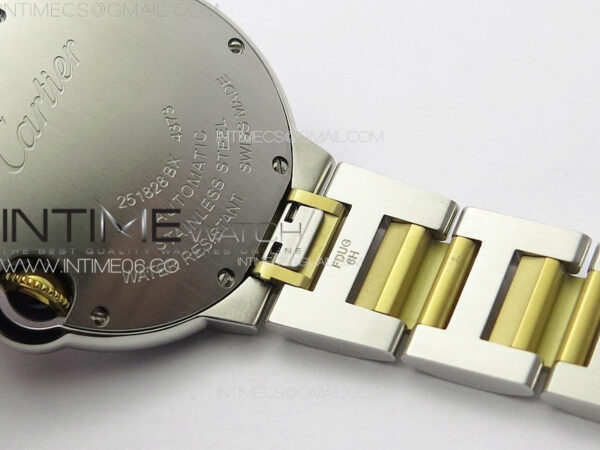 Ballon Bleu 33mm SS/YG K3F 1:1 Best Edition White Textured Dia Markers Dial on SS Bracelet A076 - Image 21