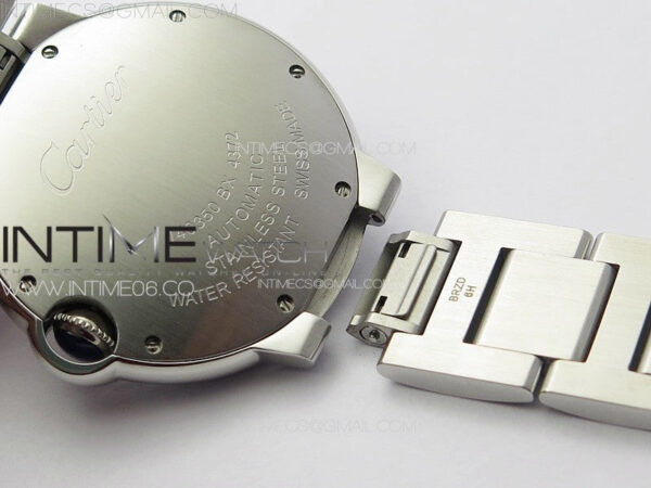 Ballon Bleu 36mm Diamons Bezel SS K3F 1:1 Best Edition White Textured Dial on SS Bracelet A076 - Image 22