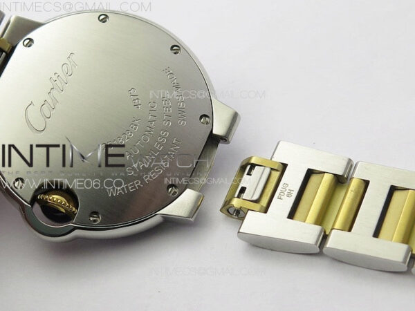 Ballon Bleu 33mm SS/YG K3F 1:1 Best Edition White Textured Dia Markers Dial on SS Bracelet A076 - Image 22