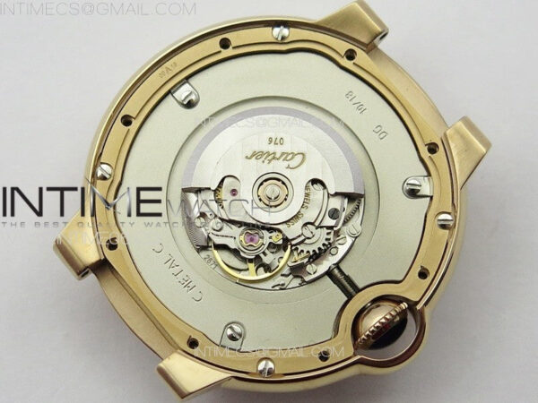 Ballon Bleu 36mm Double Diamonds Bezel RG K3F 1:1 Best Edition White Textured Dial on SS Bracelet A076 - Image 23